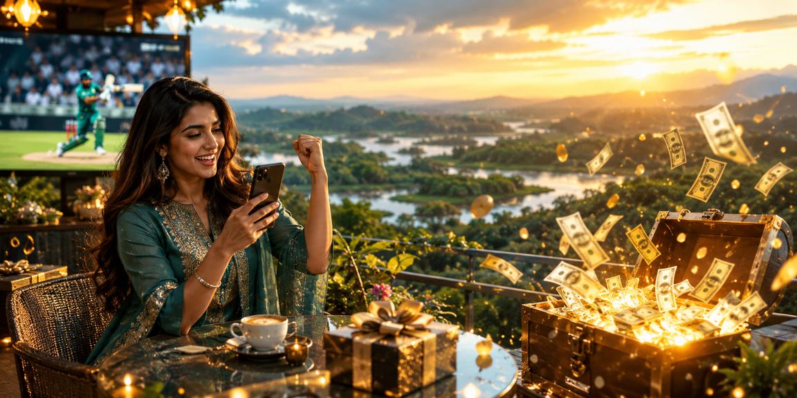 সিলেটে ক্রিকেট ম্যাচের সময় অনলাইনে বাজির তথ্য দেখছেন একজন বাংলাদেশি ব্যবহারকারী